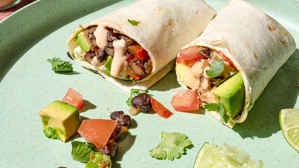 Vegetarian Black Bean Wraps Morton & Bassett