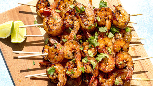 Ancho Chile Grilled Shrimp