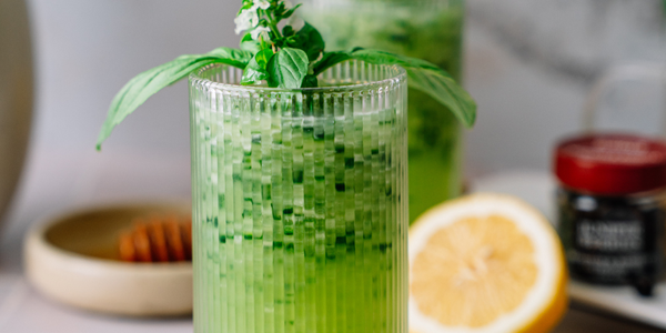 Juniper Berry Basil Lemonade