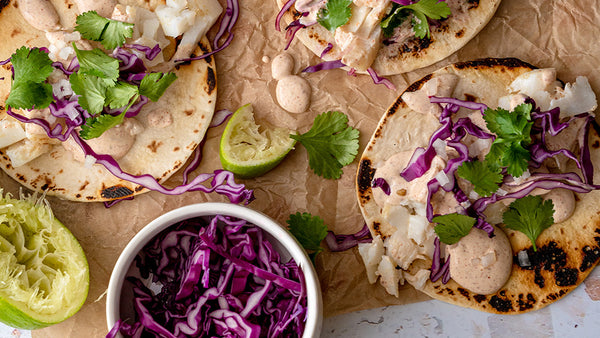 Fish Tacos with Chipotle Crema