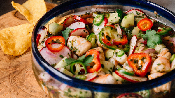 Morton & Bassett Spicy Shrimp Ceviche