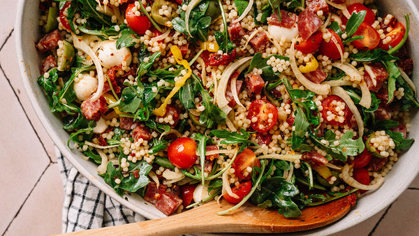 Morton & Bassett Antipasto Salad with Sun-Dried Tomato Vinaigrette