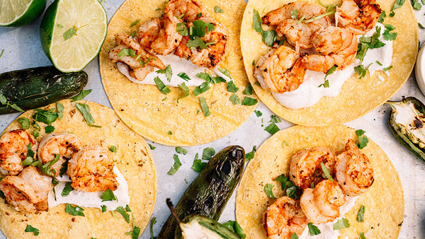 Morton & Bassett Grilled Shrimp Tacos