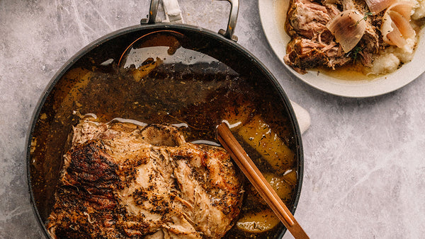 Morton & Bassett Cider Braised Pork Shoulder