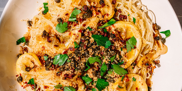 Lemon Caper Angel Hair Pasta