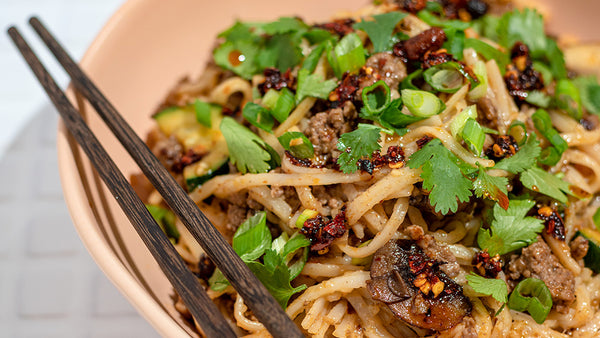 Chili Oil Beef Noodles