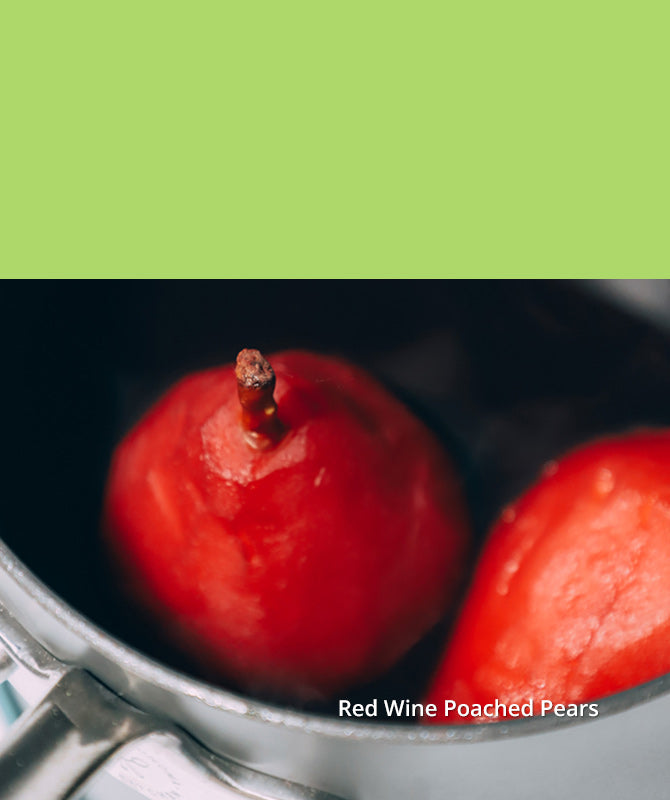 Recipe: Red Wine Poached Pears
