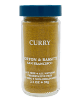 Jar of Morton & Bassett Curry seasoning 