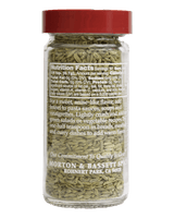 Jar of Morton & Bassett spices with a red lid 