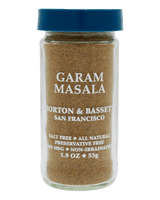 Jar of Garam Masala with Morton & Bassett branding