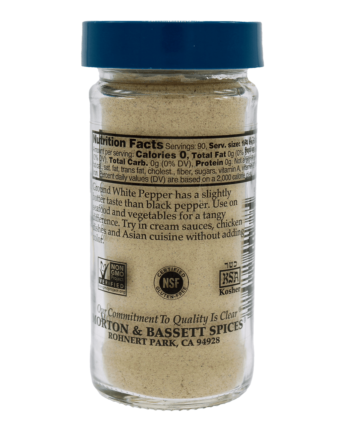 Pepper, White (Ground) – Morton & Bassett