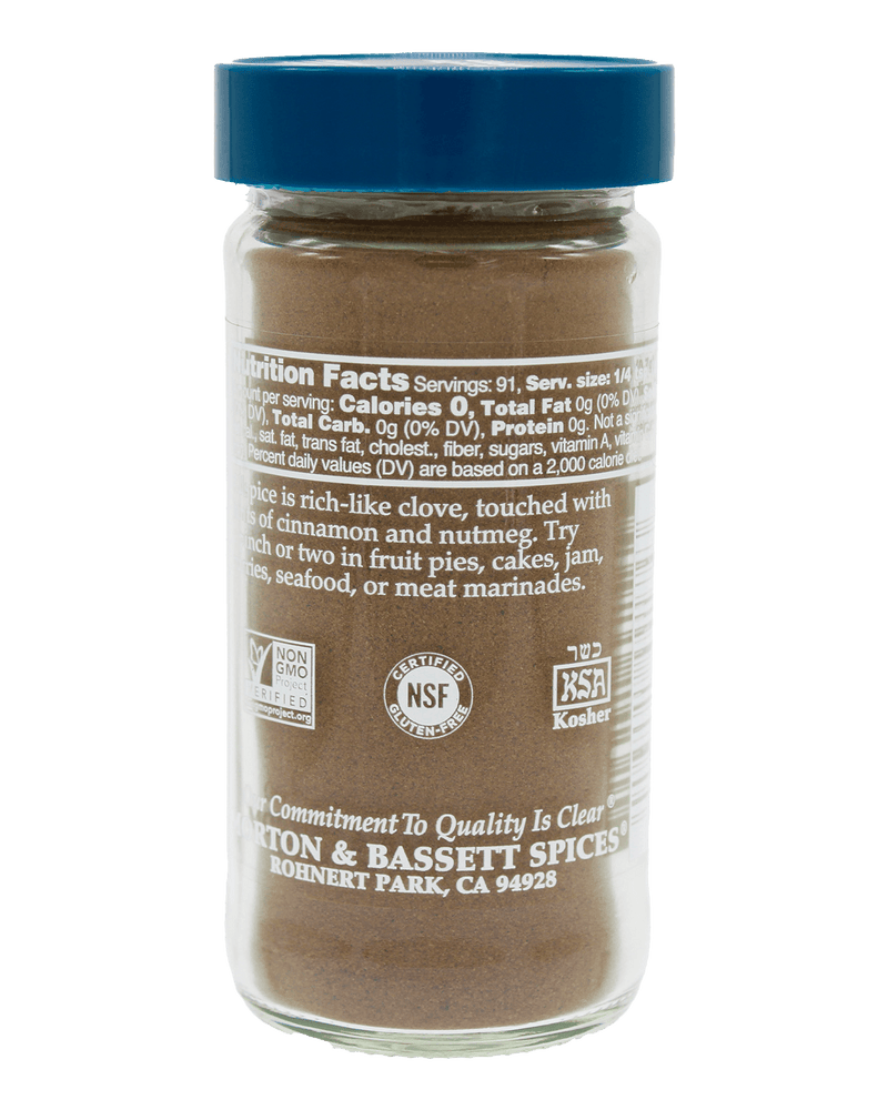 Allspice (Ground) – Morton & Bassett