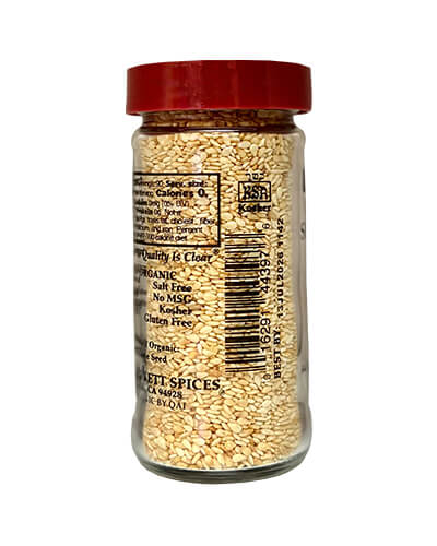 Toasted Sesame Seed - Organic - back - product carousel image