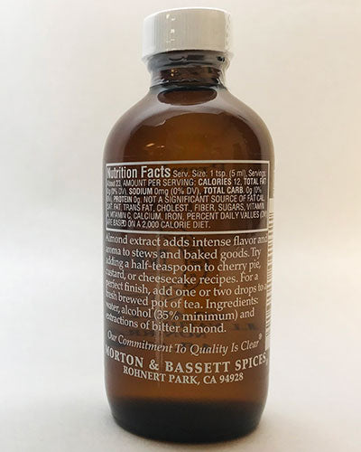 Almond Extract Back Image- product carousel image