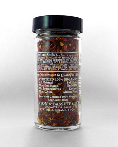 Chili Flakes, Red - Organic – Morton & Bassett