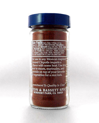 Chipotle Chili Powder Back Packaging - Product Carousel Image