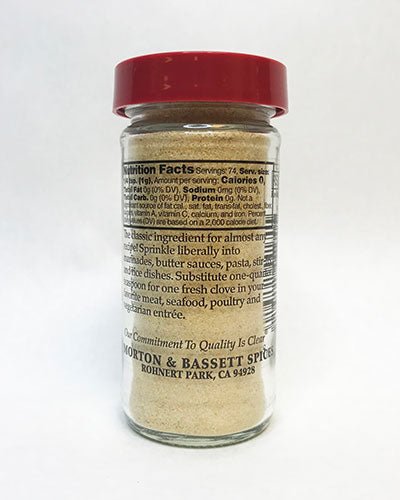 Garlic Powder Back Packaging- Product Carousel Image