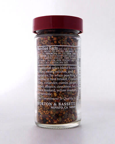 Pickling Spice Back Packaging - product carousel image