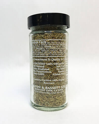 Rosemary Organic Back packaging - Product Carousel Image