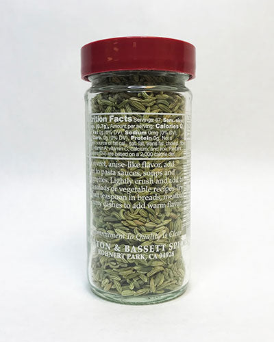 Fennel Seed Back Image - product carousel image